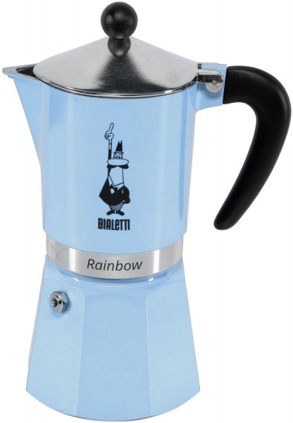 Rainbow 6 Tassen Espressokocher hellblau