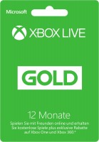 Xbox Live Gold-Mitgliedschaft 12 Monate