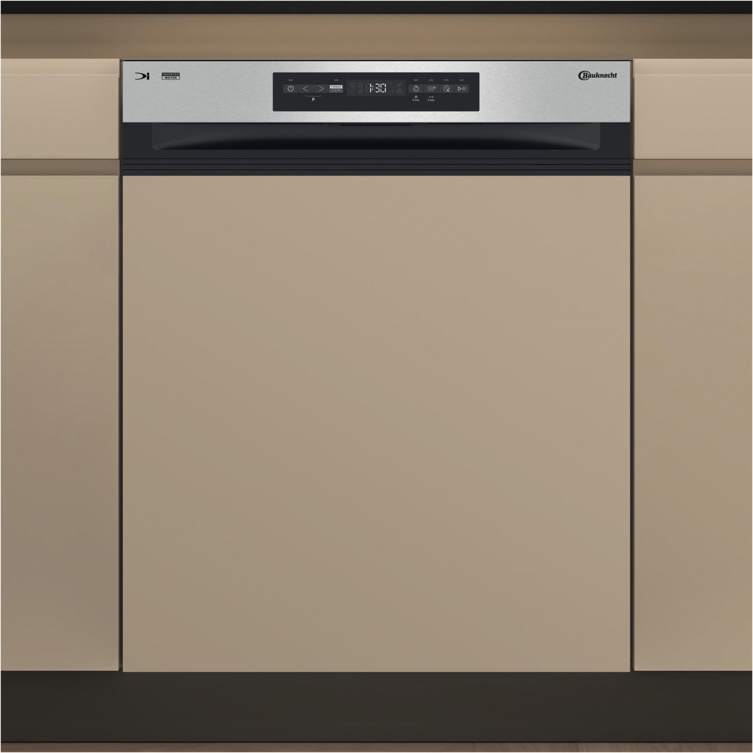 BKSV1 PBM Teilintegrierter Einbau-Geschirrspüler 60 cm schwarz