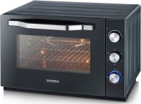 TO 2073 Backofen mit Drehspieß und Umluft schwarz/edelstahl