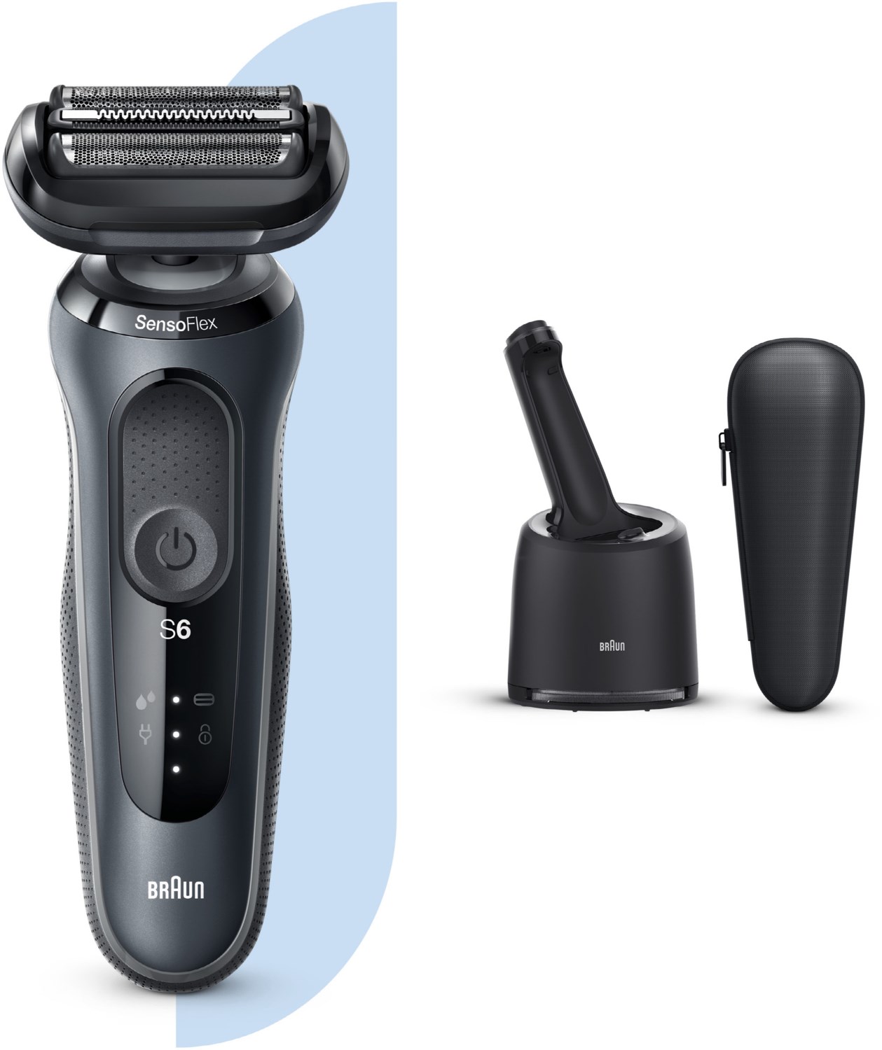Braun 60-N7000cc Series 6 Trocken-Nass Rasierer schwarz