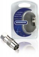 BVP390 Antennenadapter F-Kuppler silber