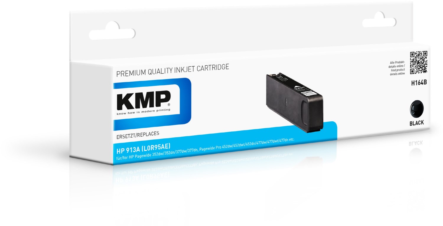 Image of H164B (3.500 S.) Tintenpatrone ersetzt HP 913A (L0R95AE) schwarz