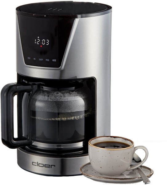 5257 Filter-Kaffeemaschine edelstahl/schwarz
