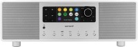 Primus Internetradio weiss hochglanz/silber