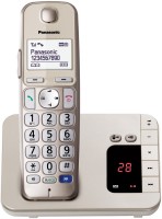 KX-TGE220GN Schnurlostelefon mit Anrufbeantworter champagner