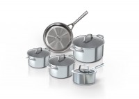 ZEROSTICK Topf-/Pfannenset 5teilig edelstahl