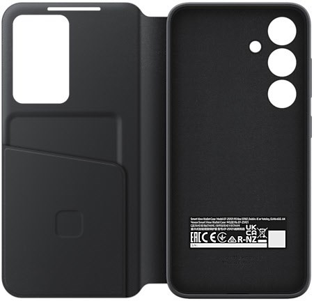 Smart View Wallet Case für Galaxy S24 schwarz