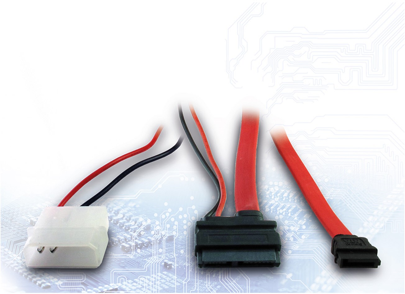 SATA + Power Slim-DVD Kabel