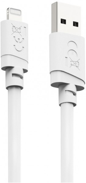 USB-A > Lightning Ladekabel (1m) weiss
