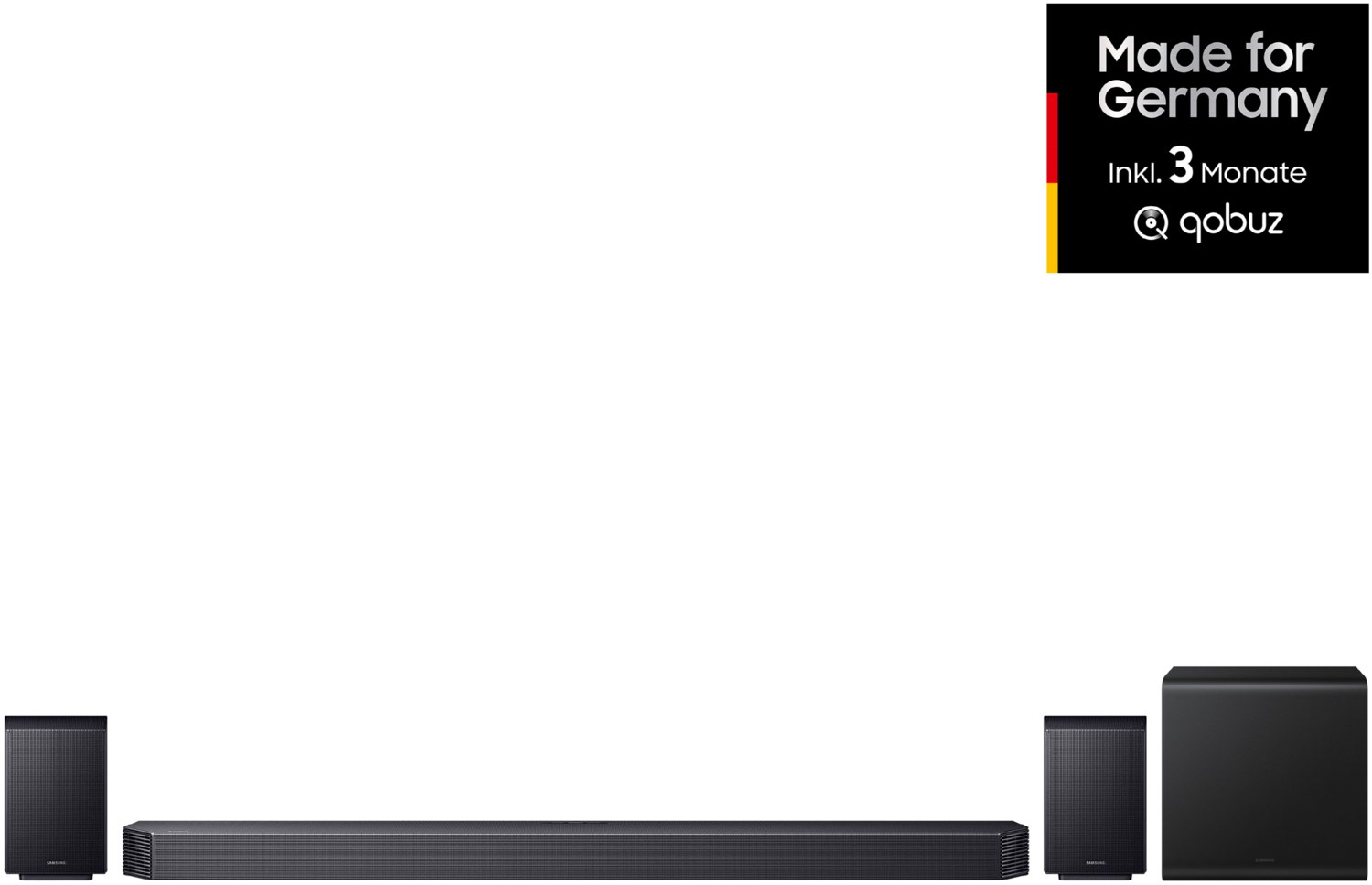 Image of HW-Q935GH Soundbar + Subwoofer + Surround titan schwarz