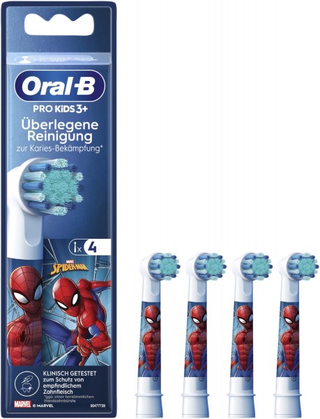 Aufsteckbürsten Spiderman (4 Stk.)