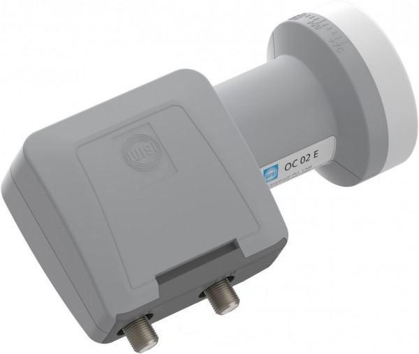 OC 02 E Twin-LNB lichtgrau