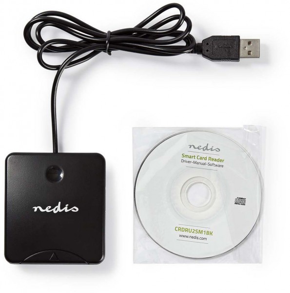 CRDRU2SM1BK Smartcard Chipkartenleser schwarz
