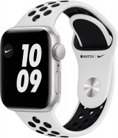 Watch Nike SE (40mm) GPS mit Nike Sportarmband silber/pure platinum/schwarz