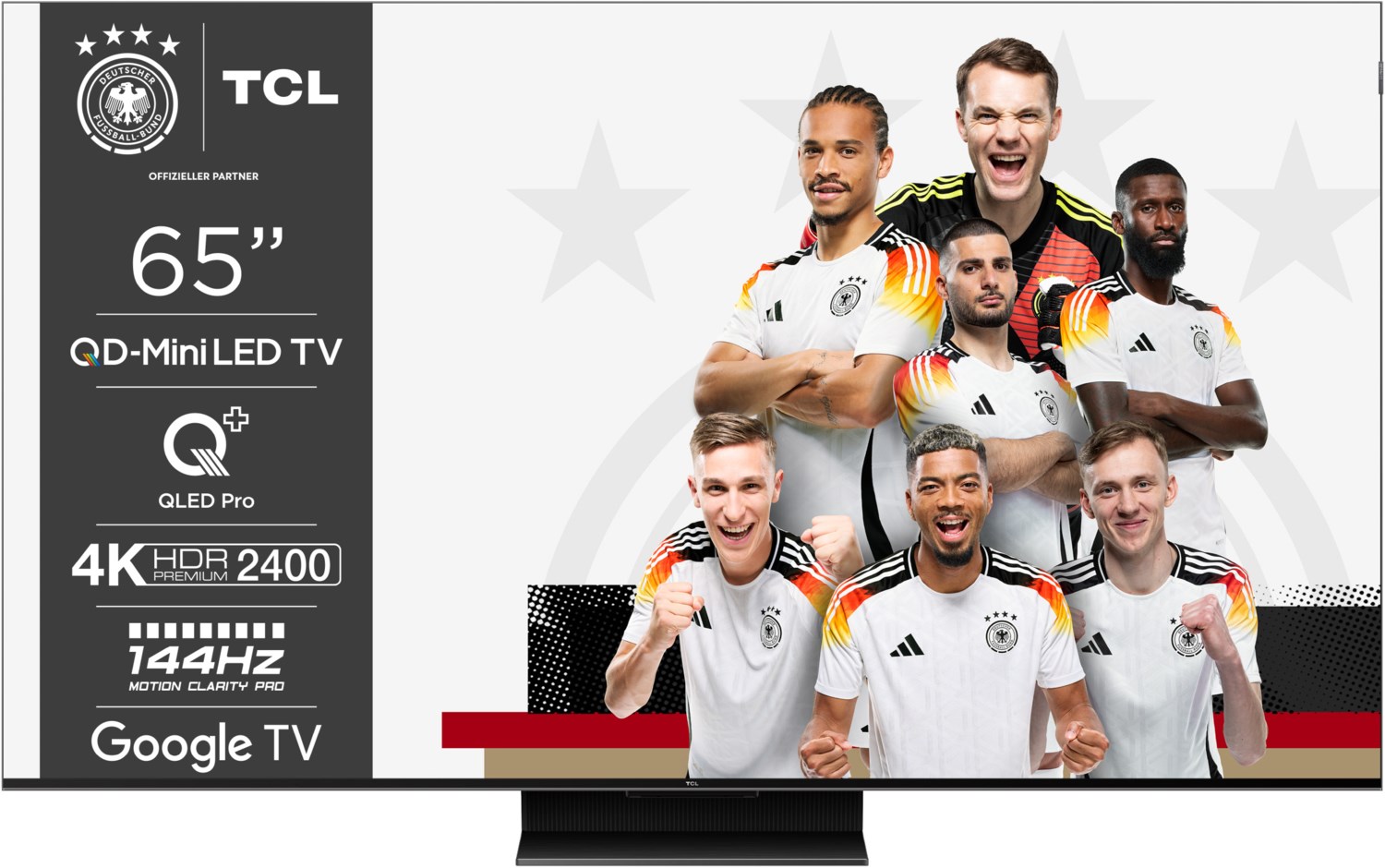 55C79N 139 cm (55") Mini LED-TV, 4K Ultra HD, Smart-TV, HDR-Wiedergabe, 144 Hz, DVB-T2/DVB-C/DVB-S2