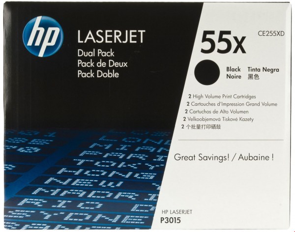 Nr. 55 X Toner DoppelPack Toner schwarz