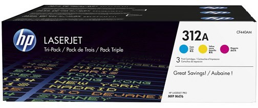 Nr. 312A 3er Pack Toner 3-farbig