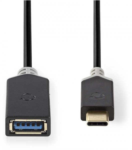 CCBW61710AT015 USB 3.0 (0,15m) anthrazit Stecker Typ C>A-Buchse