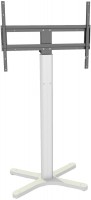 Printalo Motorisierter TV-Standfuß silber/weiß
