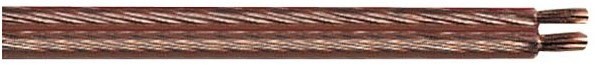 Lautsprecher-Kabel, CCA, 2x1,5mm transparent