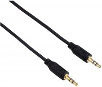 3,5mm-Klinkenkabel Flexi Slim 0,75m Audiokabel schwarz