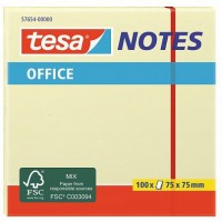 Office Notes 100 Blatt 75x75mm gelb