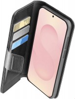 Book Agenda Handy-Klapptasche für Galaxy S25 Edge schwarz