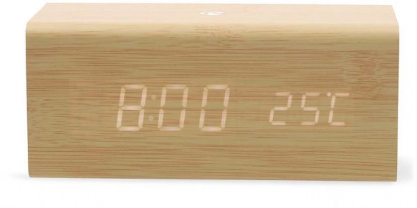 CLAR3004BN Uhrenradio braun