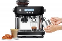 The Barista Pro Siebträgermaschine black truffle, Milchbehälter, 2 l, schwarz