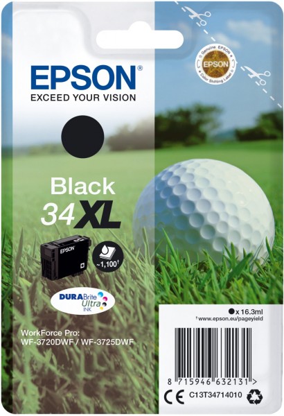 34XL DURABrite Ultra Tintenpatrone schwarz