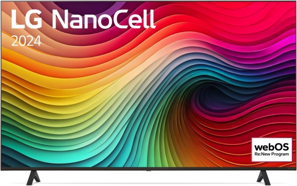 50NANO82T6B 126 cm (50") LCD-TV mit LED-Technik, 4K Ultra HD, Smart-TV, HDR-Wiedergabe, DVB-T2/DVB-C/DVB-S2, NanoCell, Sprachsteuerung