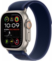 Watch Ultra 2 (49mm) GPS+4G Titan mit Trail Loop Armband (S/M) natur/blau