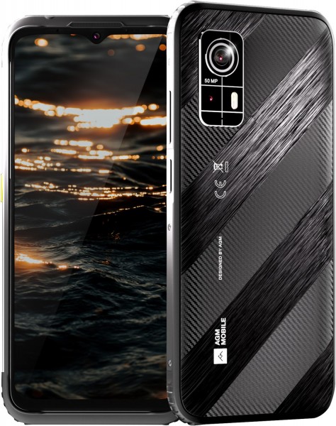 H6 Smartphone schwarz, 256 GB Speicher, 8 GB RAM, 50 MP Kamera, 6,56 Zoll Display, LTE, Android