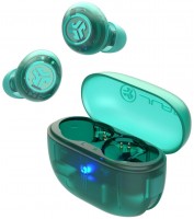Go Pop ANC True Wireless Kopfhörer transparent/blaugrün
