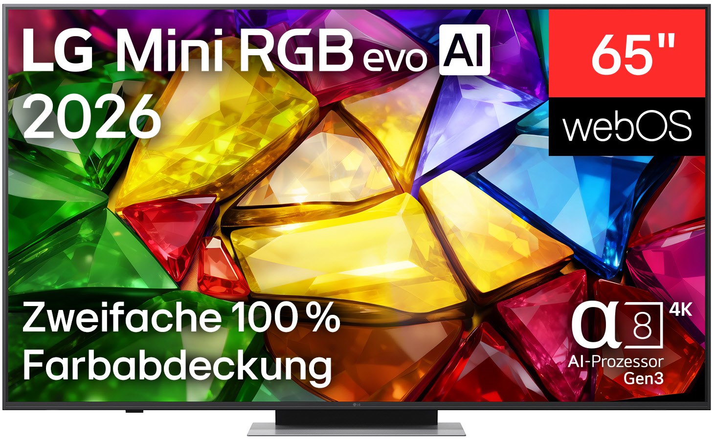 Image of 65MRGB87B9B 164 cm (65") Mini RGB evo AI TV