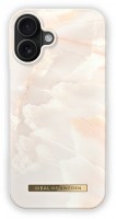 Printed Case MagSafe für iPhone 16 rose pearl marble