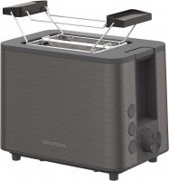 TA 7340 Kompakt-Toaster dark inox