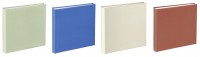 Jumbo-Album Mesh 30x30cm 100 weiße Seiten beige/blau/grün/rot