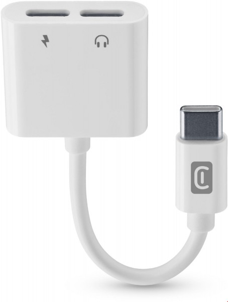 USB-C > 2x USB-C Adapter weiß