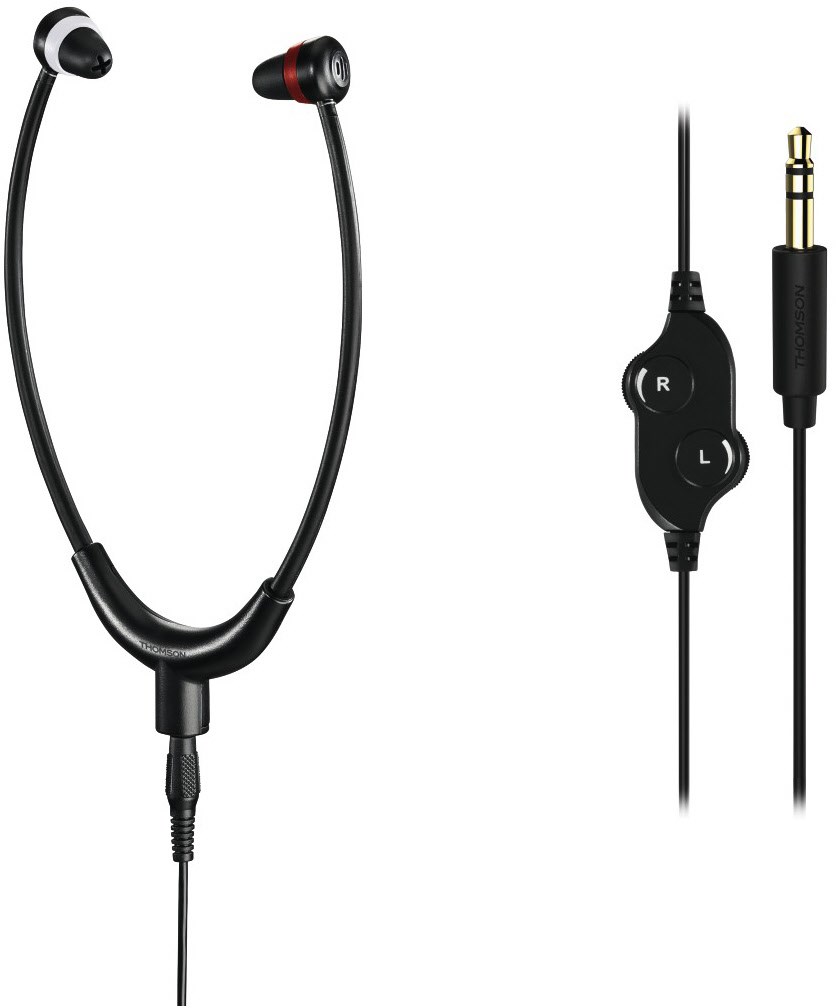 Thomson HED4408 In Ear Kopfhörer mit Kabel schwarz  - Onlineshop EURONICS