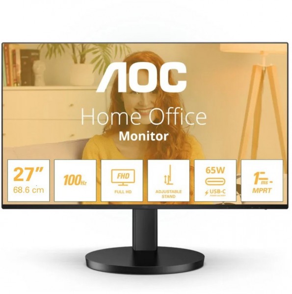 27B3CF2 69 cm (27") TFT-Monitor mit LED-Technik schwarz, Widescreen Full HD (1920x1080), 1 ms Reaktionszeit