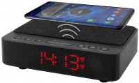 UR124SW Uhrenradio mit QI-Ladestation