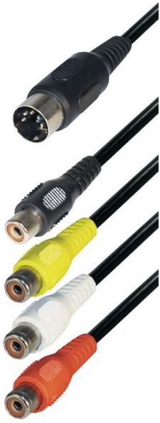 DS 5 CK4 0,15m Cinchkabel