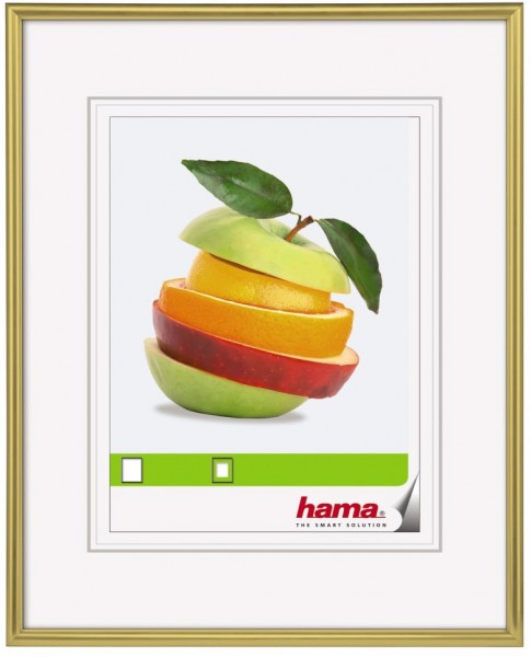 Kunststoffrahmen Sevilla Dekor 30x40cm gold matt