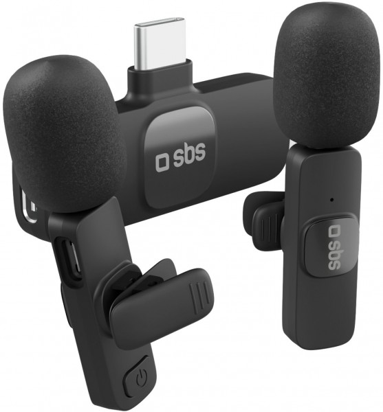Wireless Microphone Kit USB Type-C schwarz