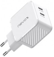 Dual USB Type-C GaN Ladegerät (45W) weiß