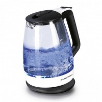 Glas-Wasserkocher Wasserkocher schwarz/weiss