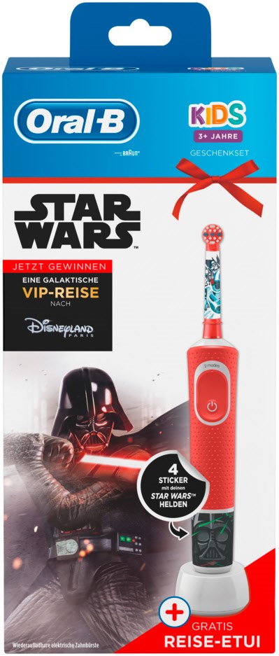 Oral-B Vitality 100 Kids Star Wars Elektrische Zahnbürste rot/blau ...