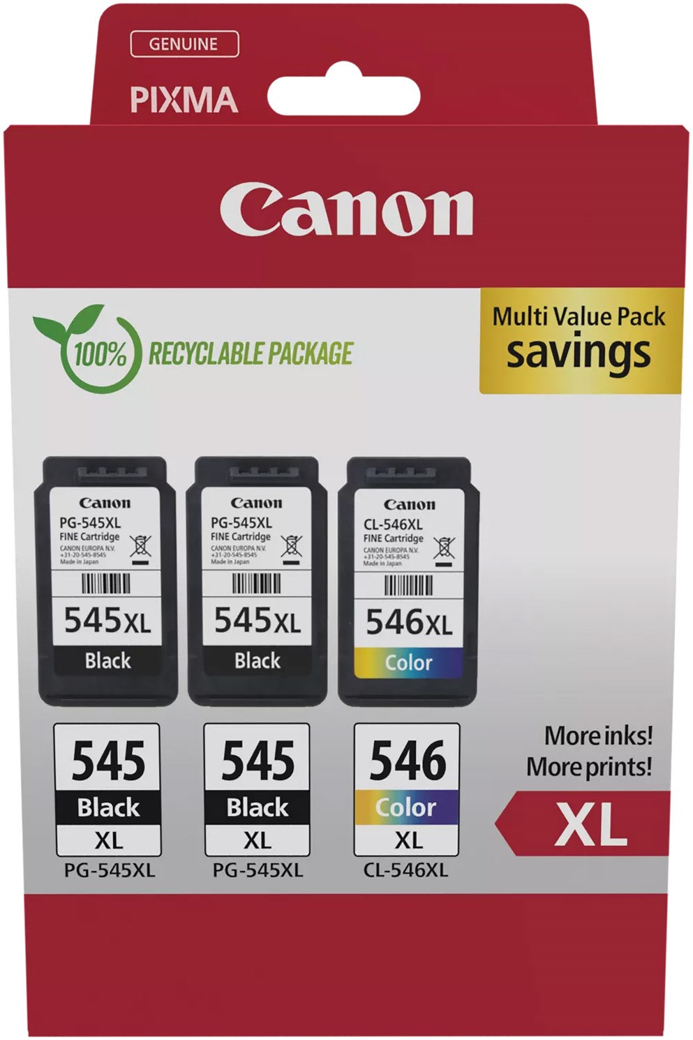 PG-545XLx2/CL-546XL Multipack